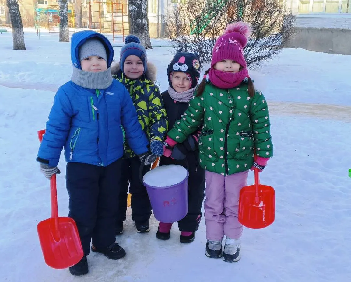 Подсолнушек» отметил праздник - День снега!